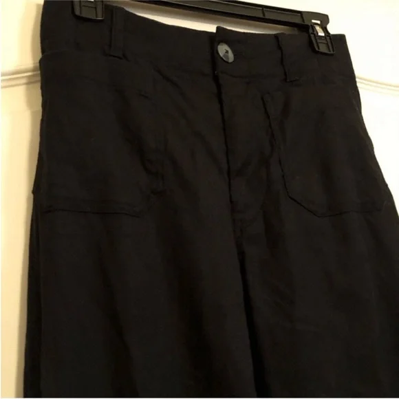 Anthropologie Maeve Colette Wide Leg Pant Linen Blend - Picture 5 of 7